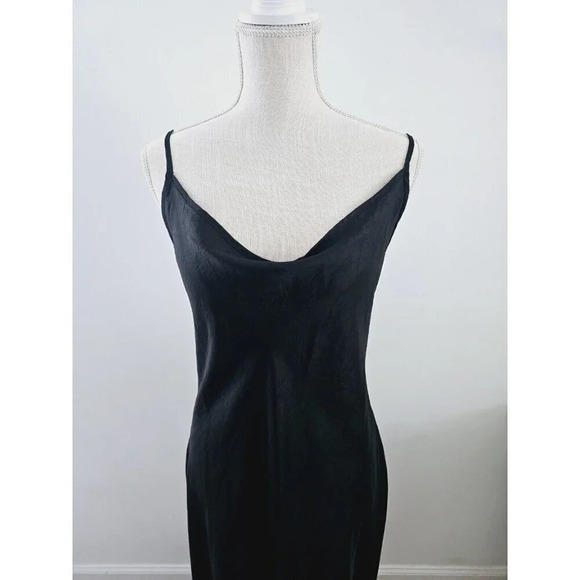 4th Reckless Black Crinkle NWT Sleeveless Midi Slip Dress US XL - UK 14 - EU 42 - Picture 3 of 16